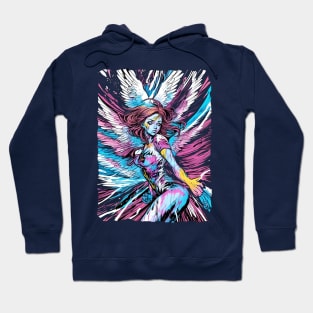 Angel fever - color blast Hoodie